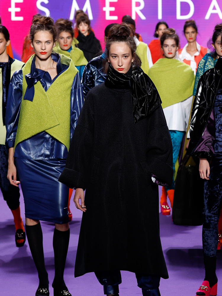 Ulises Merida presented his collaboration with Renfe, during Mercedes-Benz Fashion Week Madrid, September 2023.