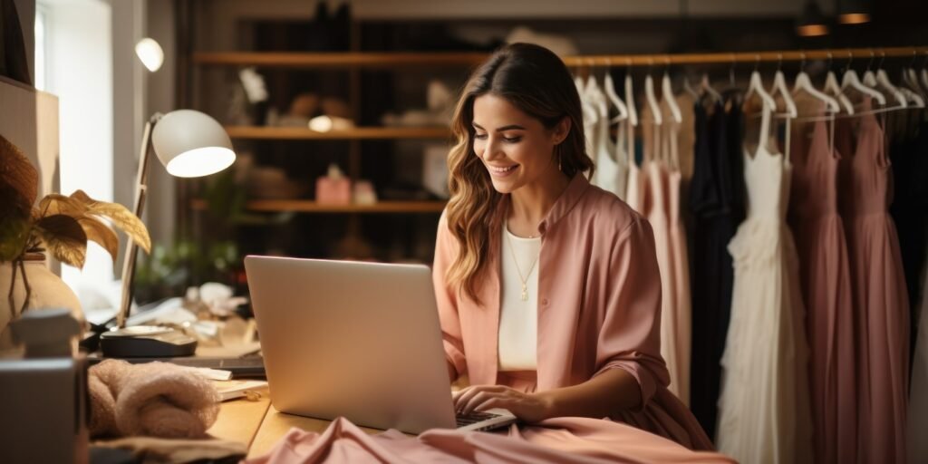 How to Start a Fashion Brand with no Money: a Fashion Designer works on her Brand.