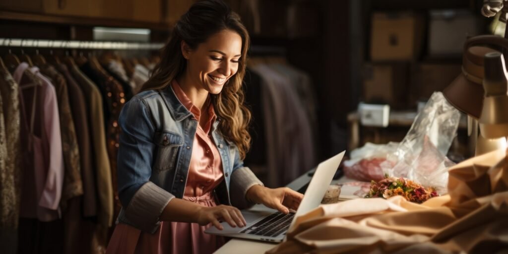 How to Start a Fashion Brand with no Money: a Fashion Designer works on her Brand.