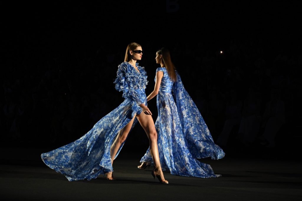 Hannibal Laguna "Lazuliflow" collection during Mercedes-Benz Fashion Week Madrid - September 2025