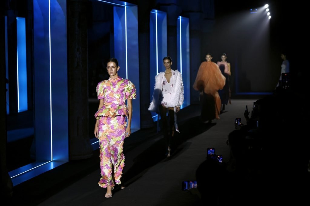 Inma Linares "Anémona" collection during 080 Barcelona Fashion Week SS2026 - October 2025