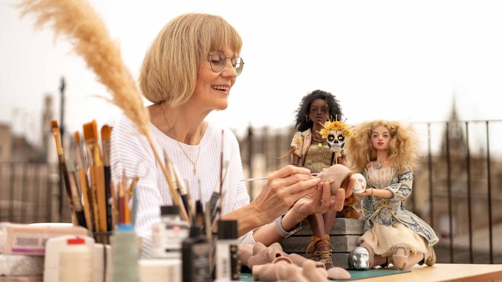 Haritonova's porcelain figures are not replicas of life, but containers for it.