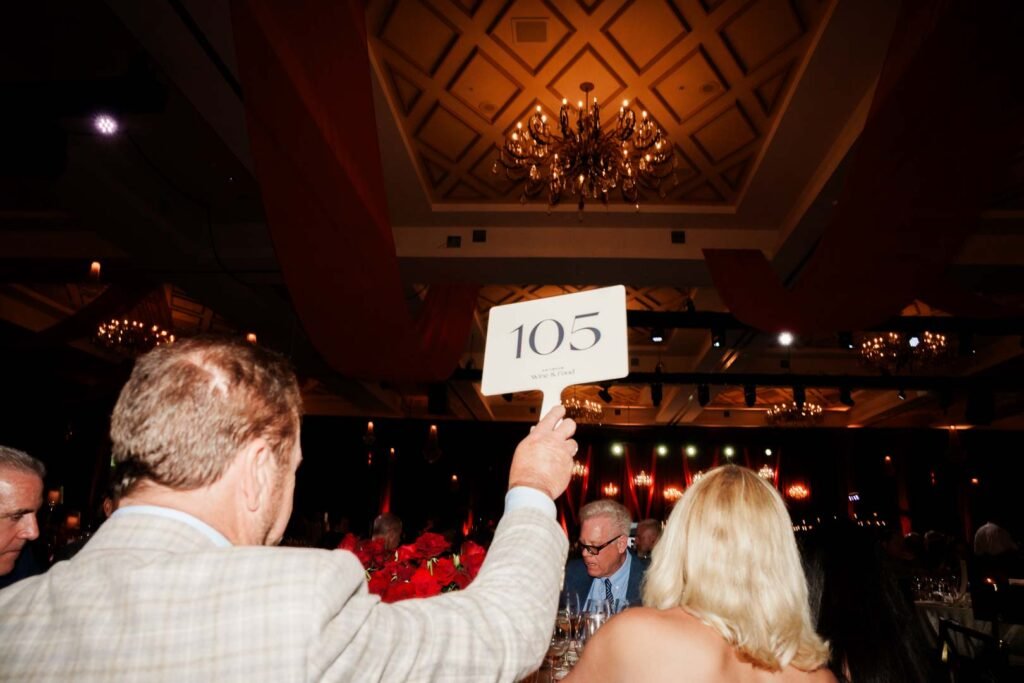 Charity auction at Artisans of Wine & Food 2026 supporting Place of Hope and the Napa Valley Vintners Youth Wellness Initiative