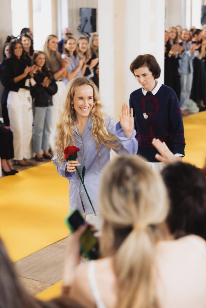 Ynésuelves "Red Roses" (Rosas Roxas) collection during Mercedes-Benz Fashion Week Madrid | March 2026