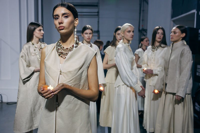 Khrystyna Rachytska "Live" during Ukrainian Fashion Week - March 2026