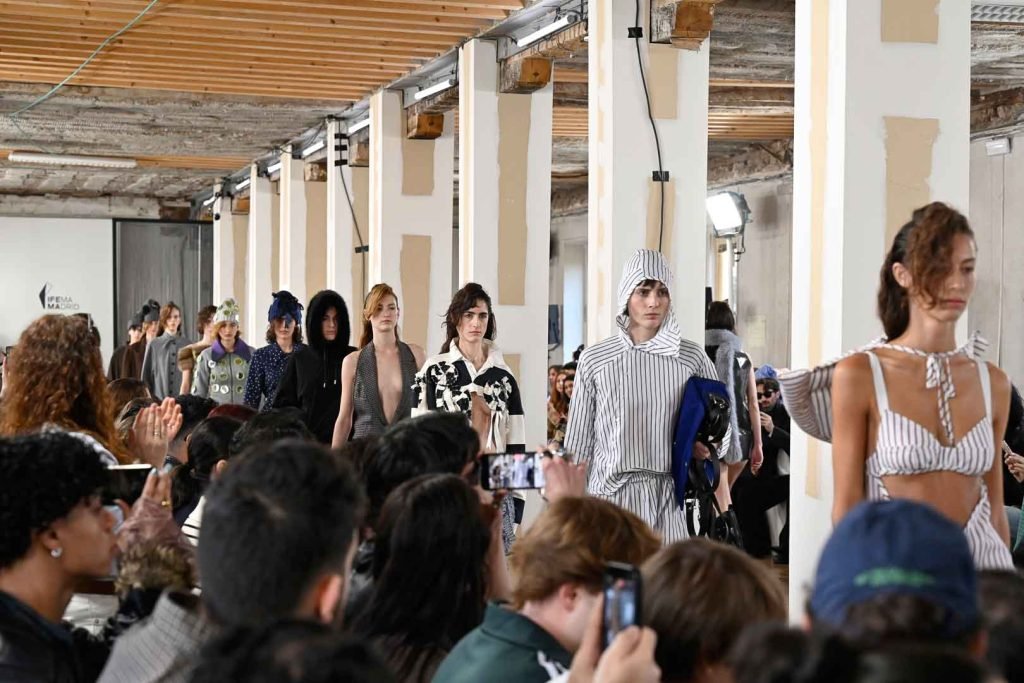 ManéMané FW26 "The Aesthetics of Weightlessness and the Void" collection presented during Mercedes-Benz Fashion Week Madrid | March 2026